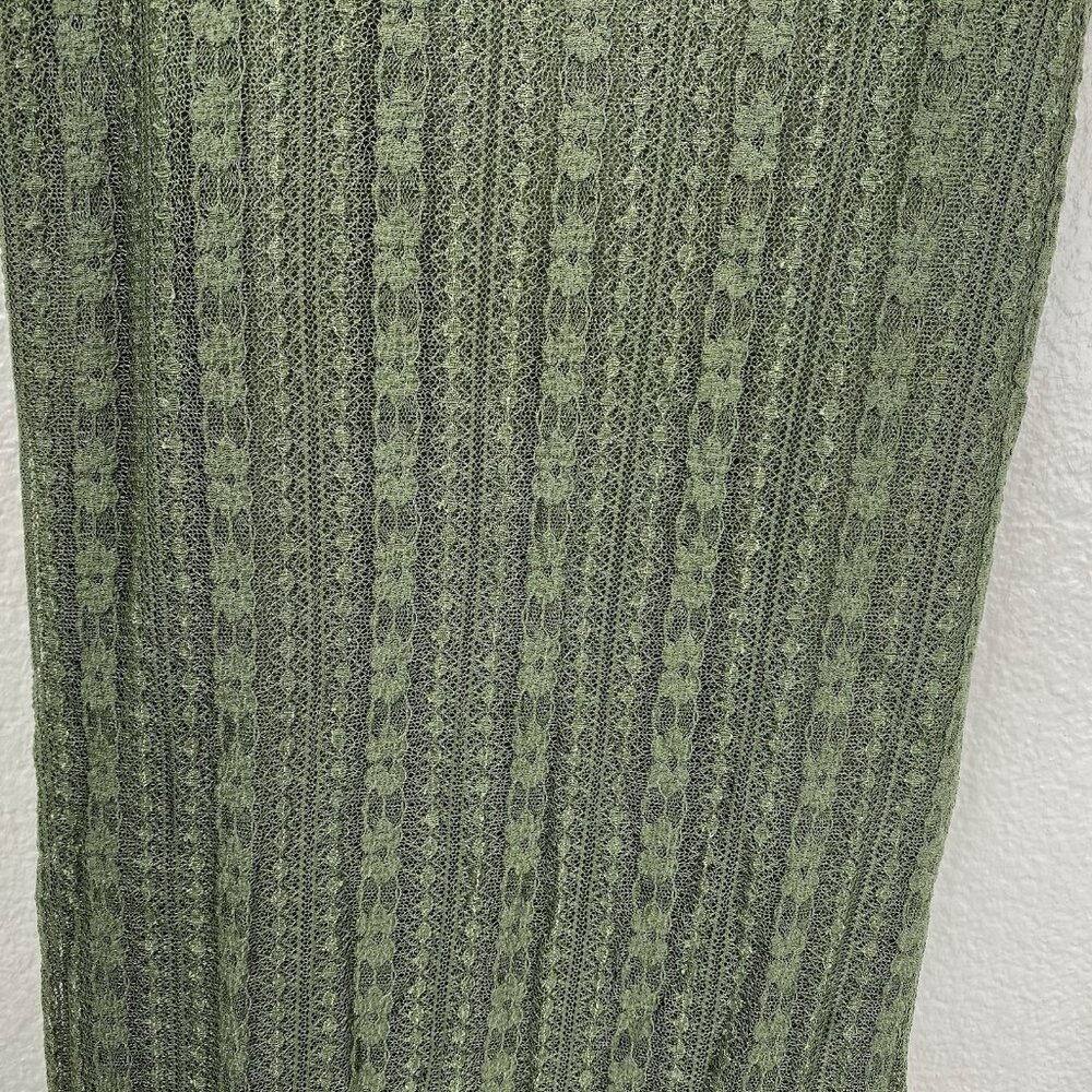 No Boundaries Dress Women's Babydoll Empire Waist Green Sz M Asymmetrical Fairy - Picture 6 of 13